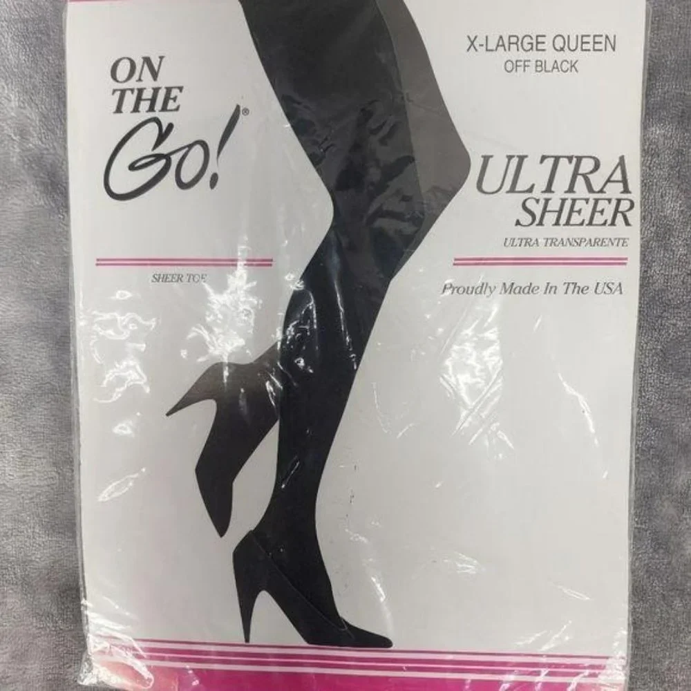 On the‎ go offblack ultra sheer XL queen panty hose